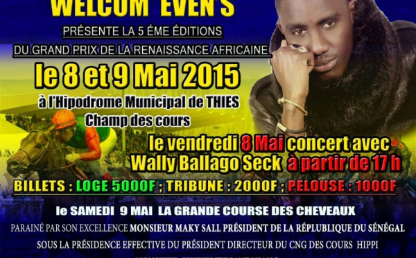 (PHOTOS) Waly SECK à Thiès ce 8 Mai au Stade Lat DIOR