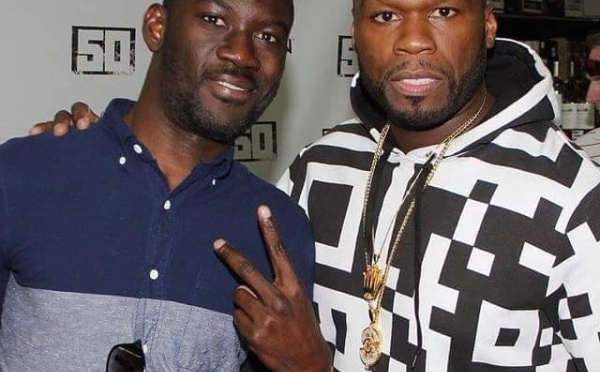 Le paparazzi Gomis pose avec 50 cent aux Usa