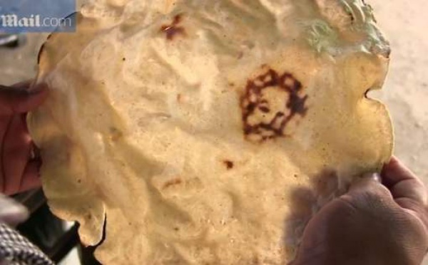 Le visage de Jésus apparaît sur une tortilla