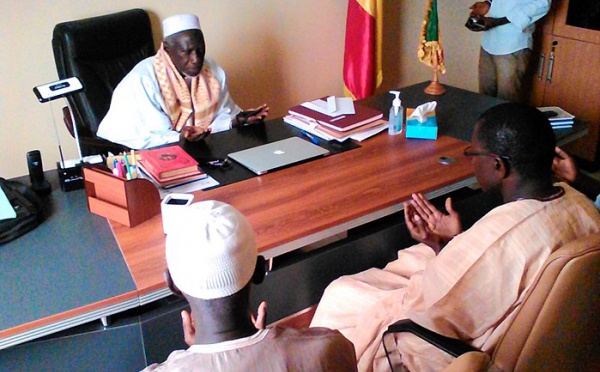 Le Khalife de Bignona, El Hadji Fansou Bodian, en visite de courtoisie au Conseil départemental