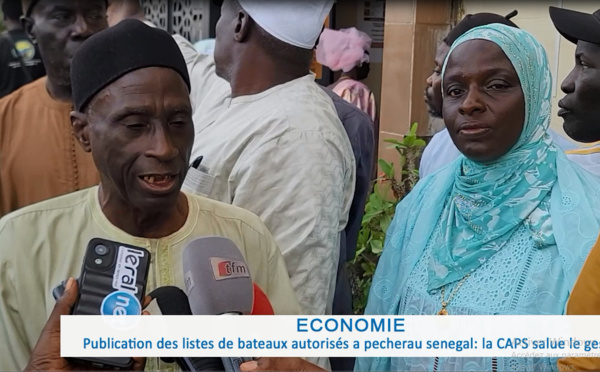 Publication des listes de bateaux autorisés à pêcher au Sénégal : La CAPS salue le geste