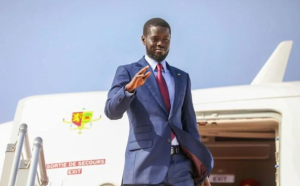 Le Président Bassirou Diomaye Faye a quitté Dakar pour une tournée au Nigéria et au Ghana