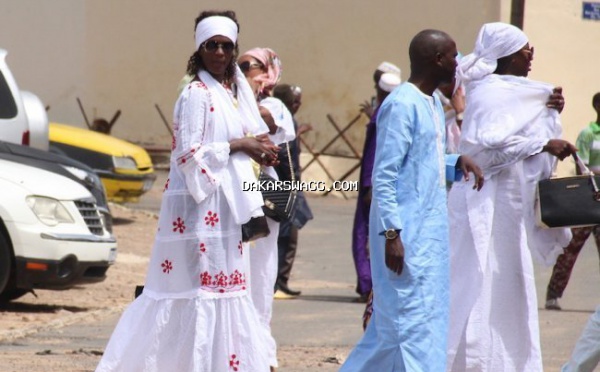 Mame Diarra Thiam "Lissa", dans un état second à la levée du corps de Maty Mbodji