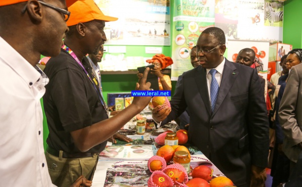 Expo universelle Milan 2015:  Visite du  Président Macky Sall au stand du Sénégal