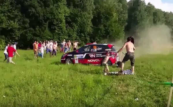 Drame évité de justesse lors d'un rallye