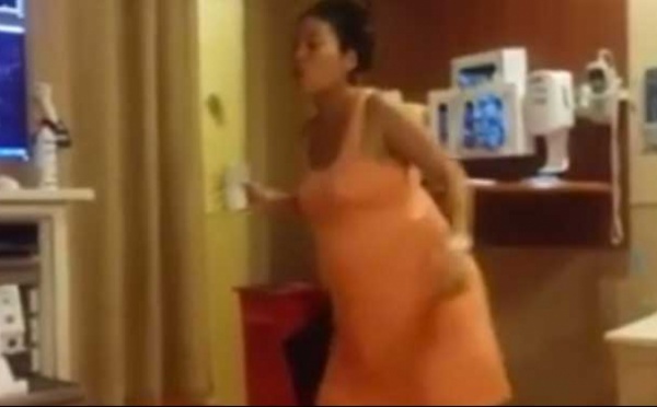 Avant d'accoucher, elle danse pour oublier la douleur (vidéo)