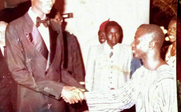 Souvenir : Le Président Diouf et le défunt Doudou Ndiaye Coumba Rose