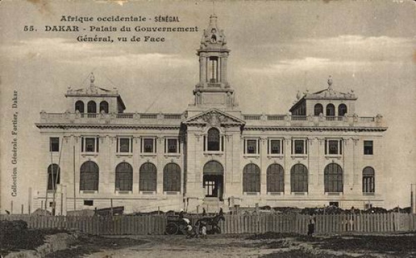 Carte postale : L'ancien Palais du Gouverneur général