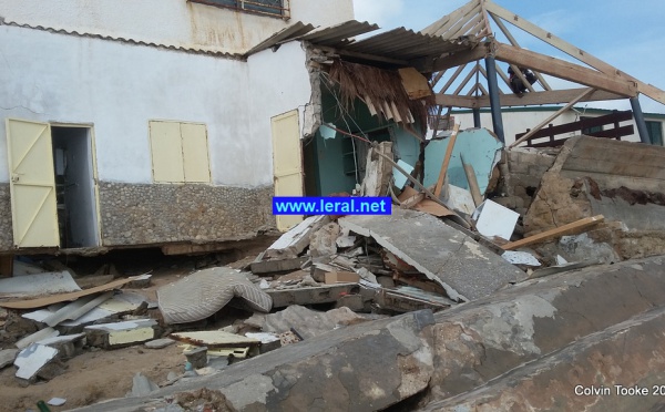 Sendou:  Une dizaine et de maisons détruites par des vagues  (images)