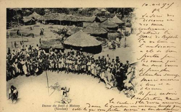 Carte postale : La danse du fusil à Matam