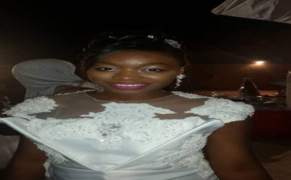 Bijou Ndiaye de la TFM sublime dans sa robe de mariée