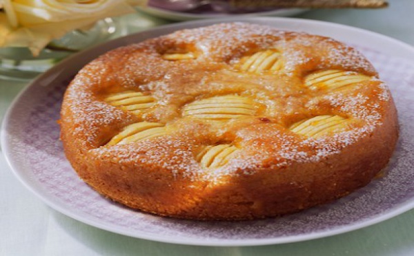 Gâteau aux pommes et au citron