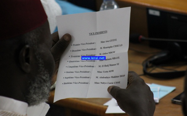 Exclusif:  Voici la composition du bureau de l'Assemblée nationale (documents)