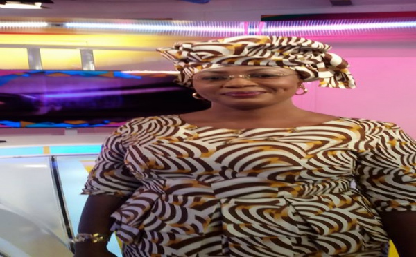 Yolande Ndiaye, la présentatrice de  l'émission Tam-Tam sur la RTS2