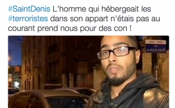 « J’étais pas au courant »: Le logeur présumé des terroristes parodié