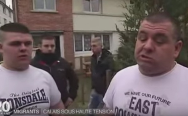 Calais : l’extrême droite pose « David et Gaël » en héros face aux réfugiés