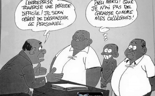[ Photo] L'entreprise au bord de la faillite, le directeur veut dégraisser le personnel (Rire) !