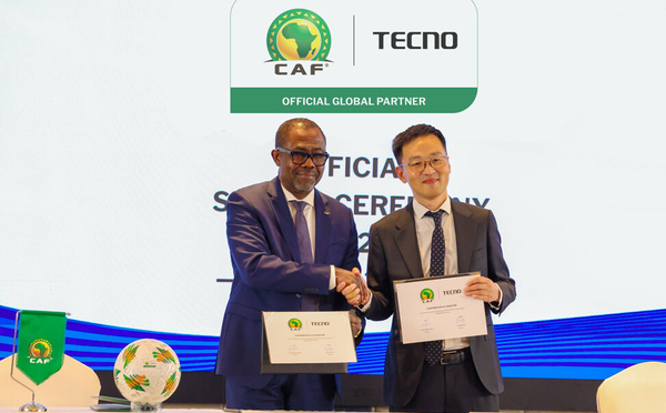 TECNO prolonge son partenariat avec la CAF et devient Partenaire Mondial Officiel de la CAN 2025 et 2027, tout en nourrissant le rêve des Africains à travers le football