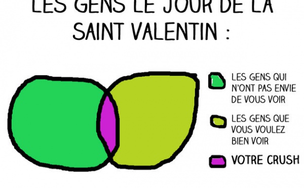 La vie des célibataires à la Saint Valentin en 10 graphiques (très) moches