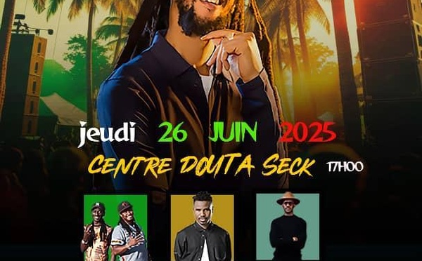 Summer Show : Julian Marley, fils de Bob Marley, au Centre Douta Seck, ce 26 juin 2025