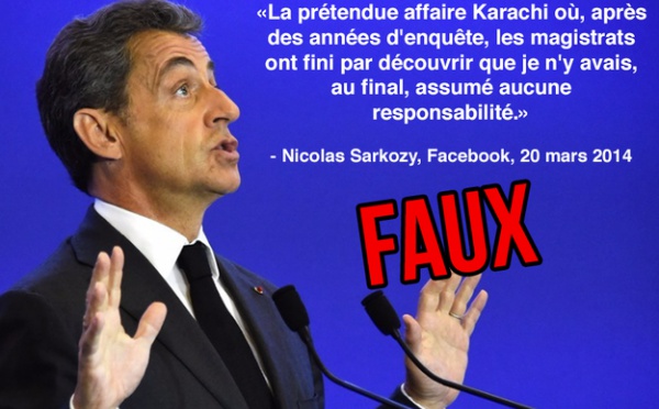 La défense de Nicolas Sarkozy face aux affaires VS la réalité