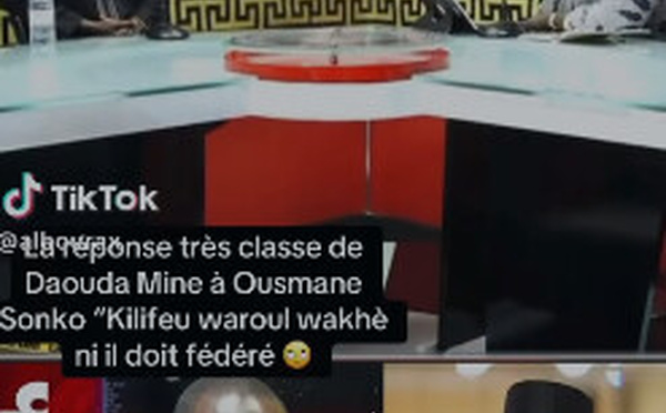 Daouda Mine à Ousmane Sonko: "Le rôle d'un PM est est de fédérer, non de combattre"