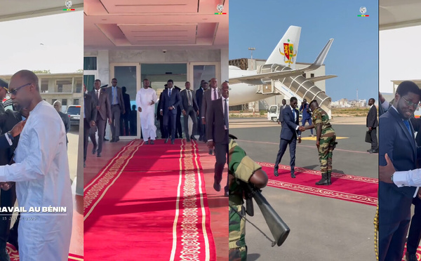 Diomaye Faye en visite de travail à Cotonou : Un départ marqué par la présence de son PM, Ousmane Sonko