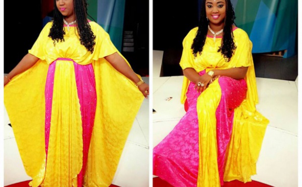 Aïcha Diouf dans une magnifique robe