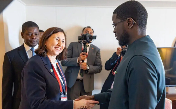 Diplomatie:Bassirou Diomaye Faye reçoit la Première ministre tunisienne à Tokyo
