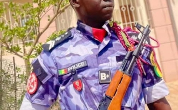 Rappel à DIEU  hier de l’agent Baye Amadou Gassama : la Police nationale salue le parcours exemplaire d’un homme dévoué