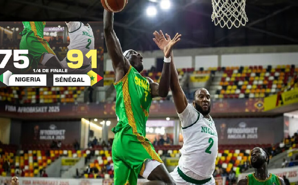 Afrobasket Angola 2025 : Les Lions rugissent et écartent le Nigeria (91-75), pour faire face au Mali en demi-finale