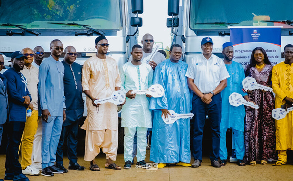 Renforcement de capacités logistiques : Dangote Senegal dote ses distributeurs d'une dizaine de camions