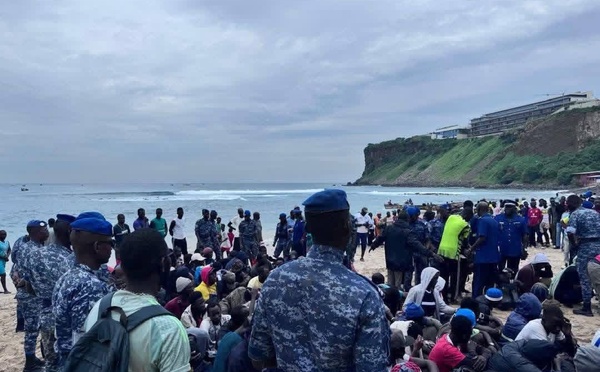 Ouakam : une pirogue interceptée avec plus de 100 migrants par la Gendarmerie