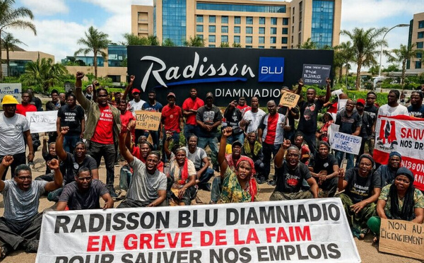 Conflit social : Les travailleurs du Radisson Blu de Diamniadio protestent contre un plan de licenciement massif