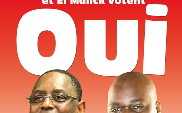 El Malick Seck vote Oui