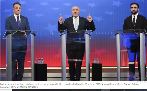 États-Unis: Zohran Mamdani, Andrew Cuomo, Curtis Sliwa, trois candidats pour le fauteuil du maire de New York