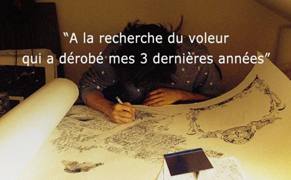Cet artiste a travaillé trois ans sur un dessin et on lui a volé
