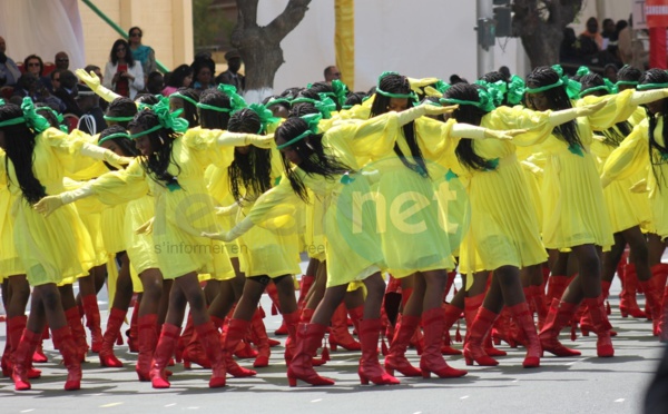 La belle prestation des majorettes du Lycée J. F. Kennedy en images