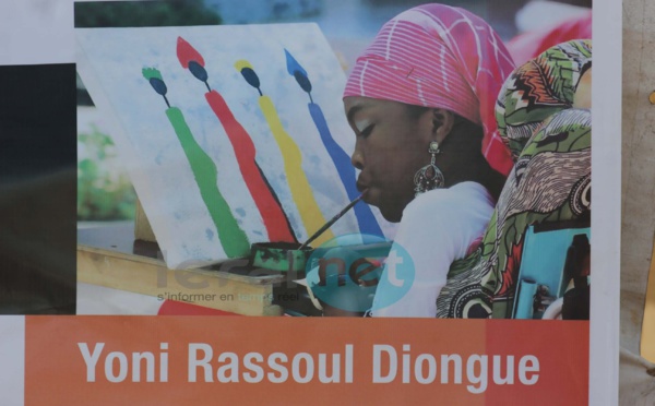 Images-3e Edition de l'exposition le "Pinceau de la paix"  de Yoni Rassoul Diongue