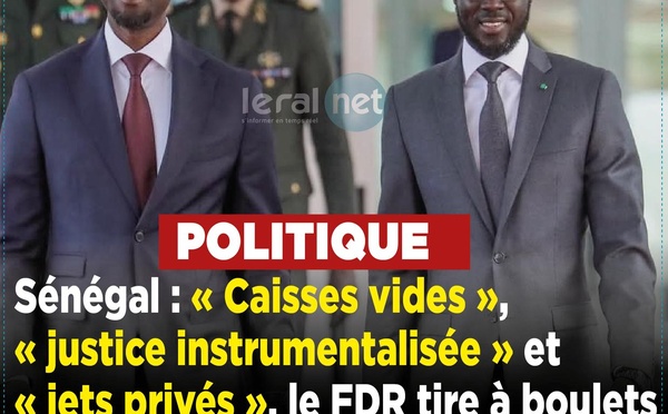 Contre le régime PASTEF : Le FDR livre un réquisitoire sévère