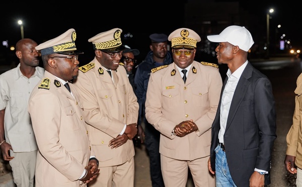 Sécurisation nocturne à Mbour : Police et Gendarmerie déployées sur plusieurs axes stratégiques