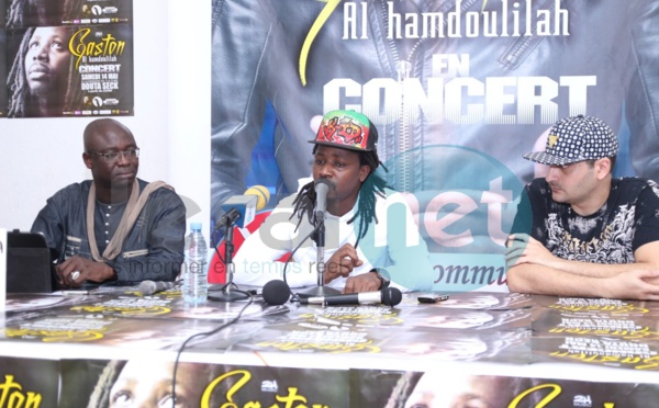  En images la présentation du nouvel album de Gaston alias Baye Sen, intitulé « Alhamdoulilah »
