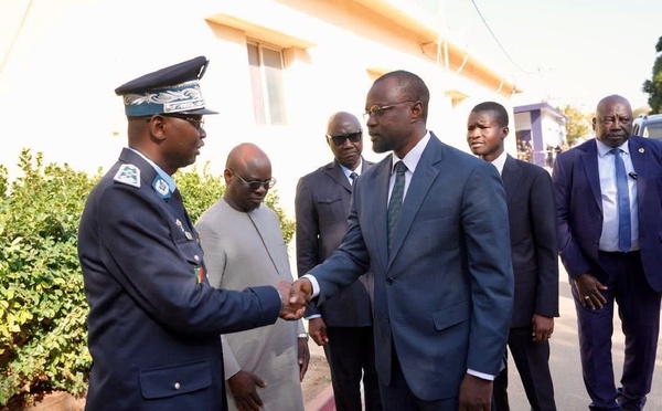 Ousmane Sonko en visite à la Police nationale : Un engagement renouvelé pour la sécurité