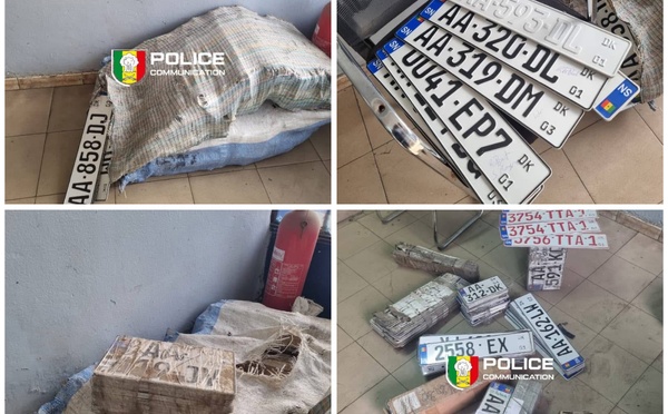 Un individu interpellé pour recel de matériel administratif et détention de plaques minéralogiques falsifiées