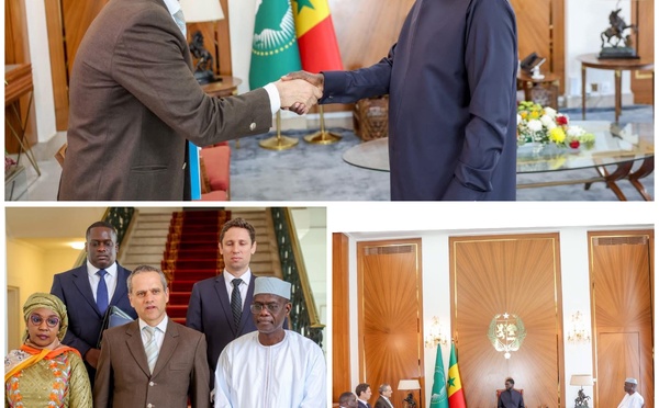 Palais : échange entre le Chef de l’État et le DG de TARANIS Energy