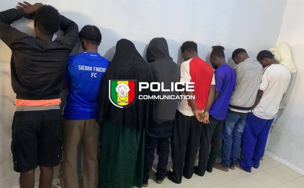 Malika : 9 individus déférés devant le parquet pour détention, consommation et trafic de stupéfiants 