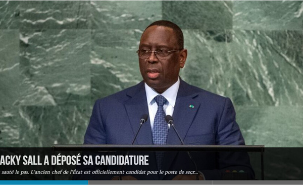 “Pourquoi le Sénégal et l'Afrique doivent porter et soutenir la candidature de Macky Sall à la tête des Nations Unies”, Par El Hadj Hamidou Kassé