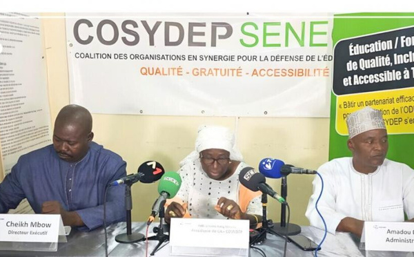 Alerte COSYDEP : L’école sénégalaise en danger ?
