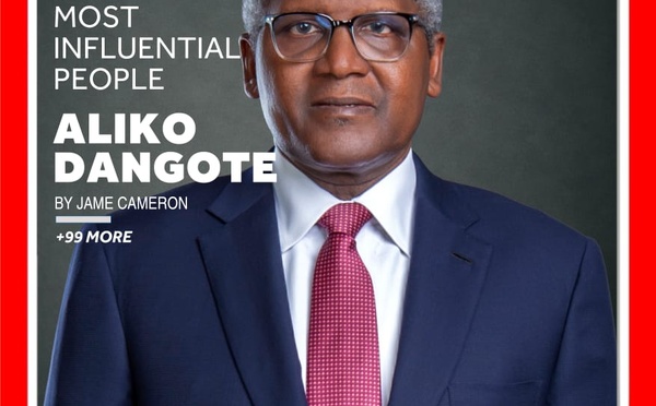 Classement TIME Magazine 2026: Aliko DANGOTE parmi les 100 personnalités les plus influentes au monde