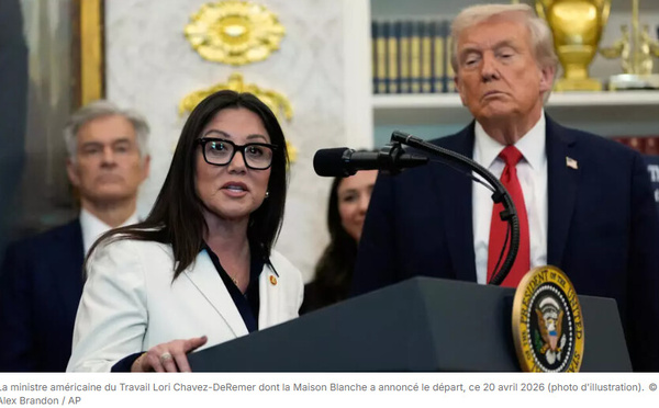 États-Unis: la Maison Blanche annonce le départ de la ministre du Travail